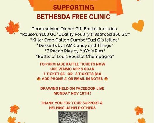 Thanksgiving Basket Raffle….only 10 more days to get your ticket!!